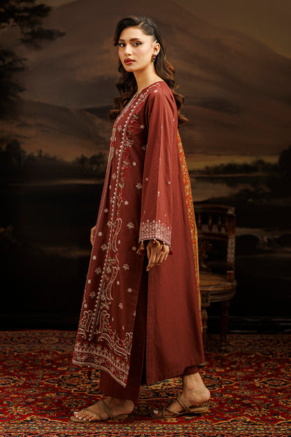 Embroidered Shirt Shalwar Dupatta - 1056