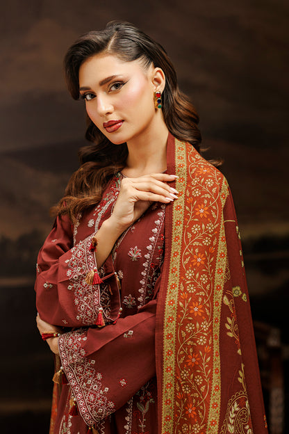 Embroidered Shirt Shalwar Dupatta - 1056