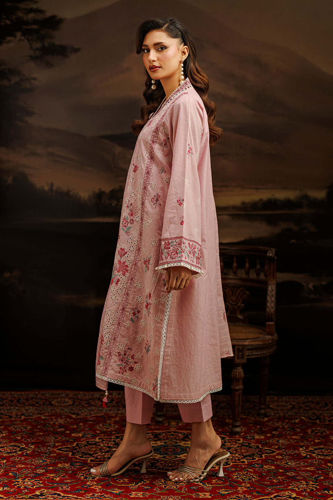 Embroidered Shirt Shalwar Dupatta - 1060