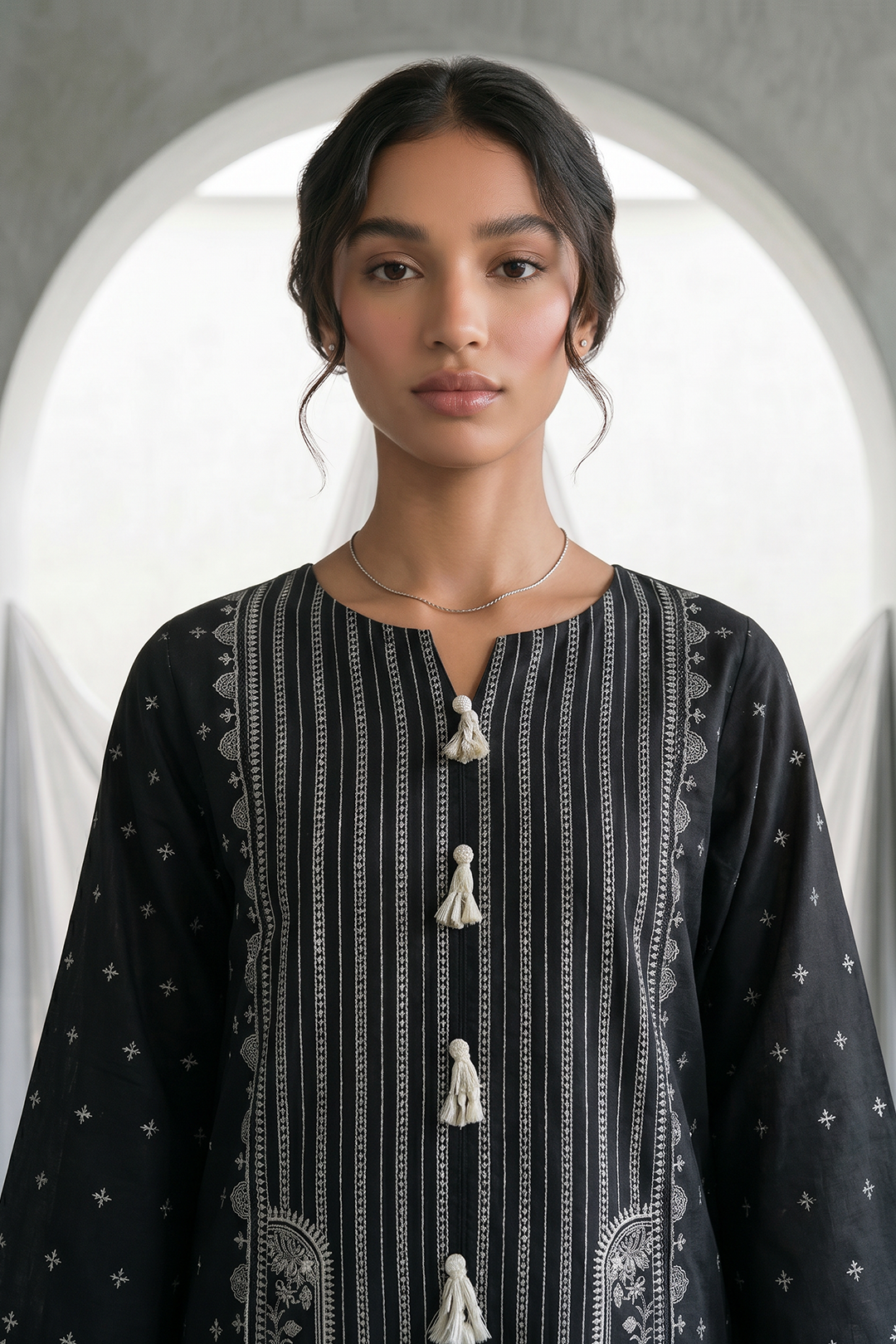Embroidered Shirt Shalwar Dupatta - 1167