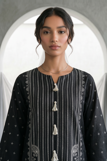 Embroidered Shirt Shalwar Dupatta - 1167