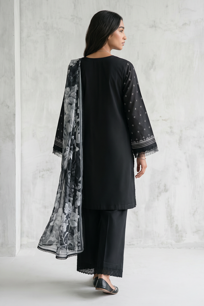 Embroidered Shirt Shalwar Dupatta - 1167