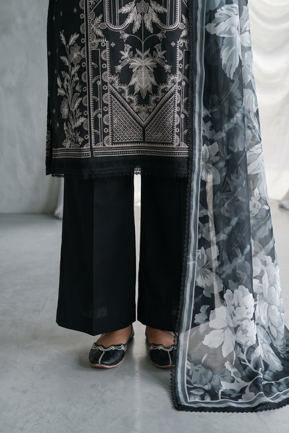 Embroidered Shirt Shalwar Dupatta - 1167