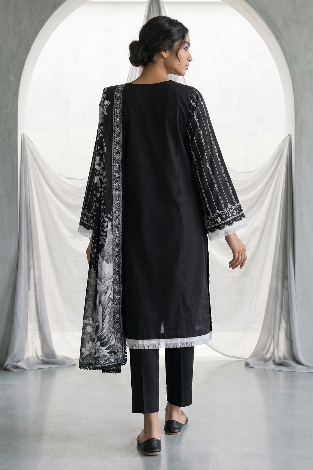 Embroidered Shirt Shalwar Dupatta - 1168