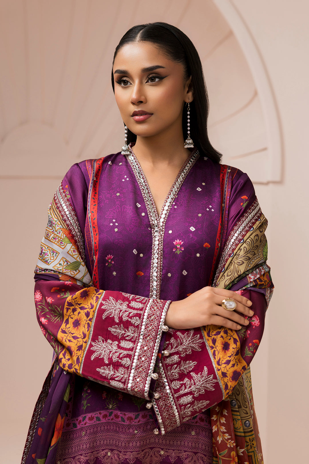 Embroidered Shirt Shalwar Dupatta - 1181