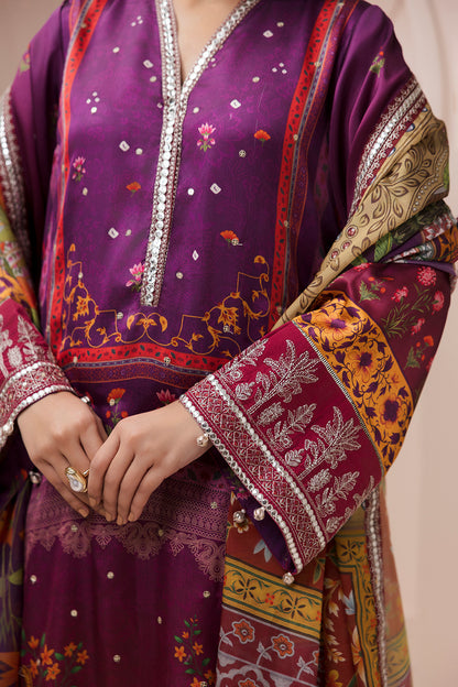 Embroidered Shirt Shalwar Dupatta - 1181