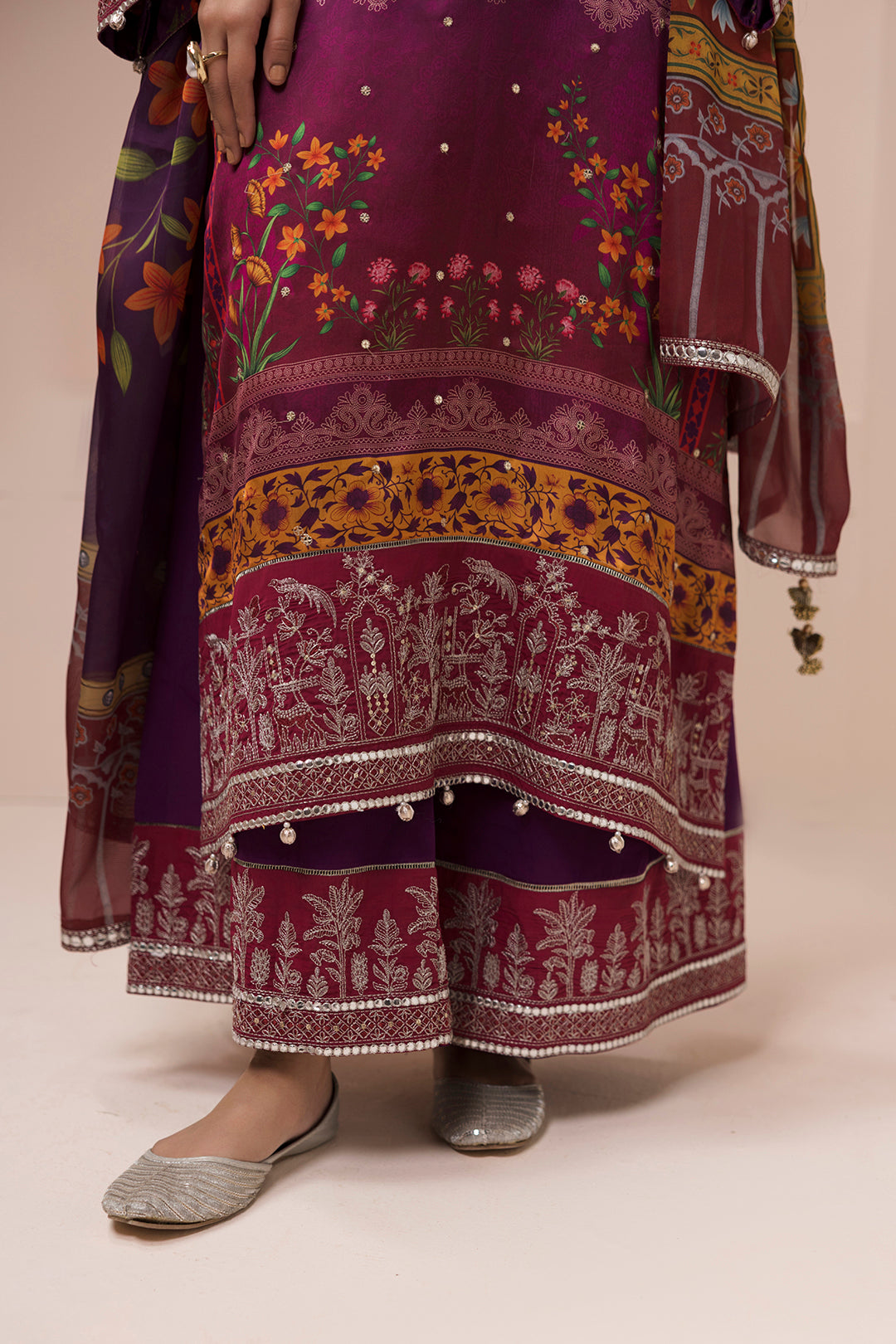Embroidered Shirt Shalwar Dupatta - 1181