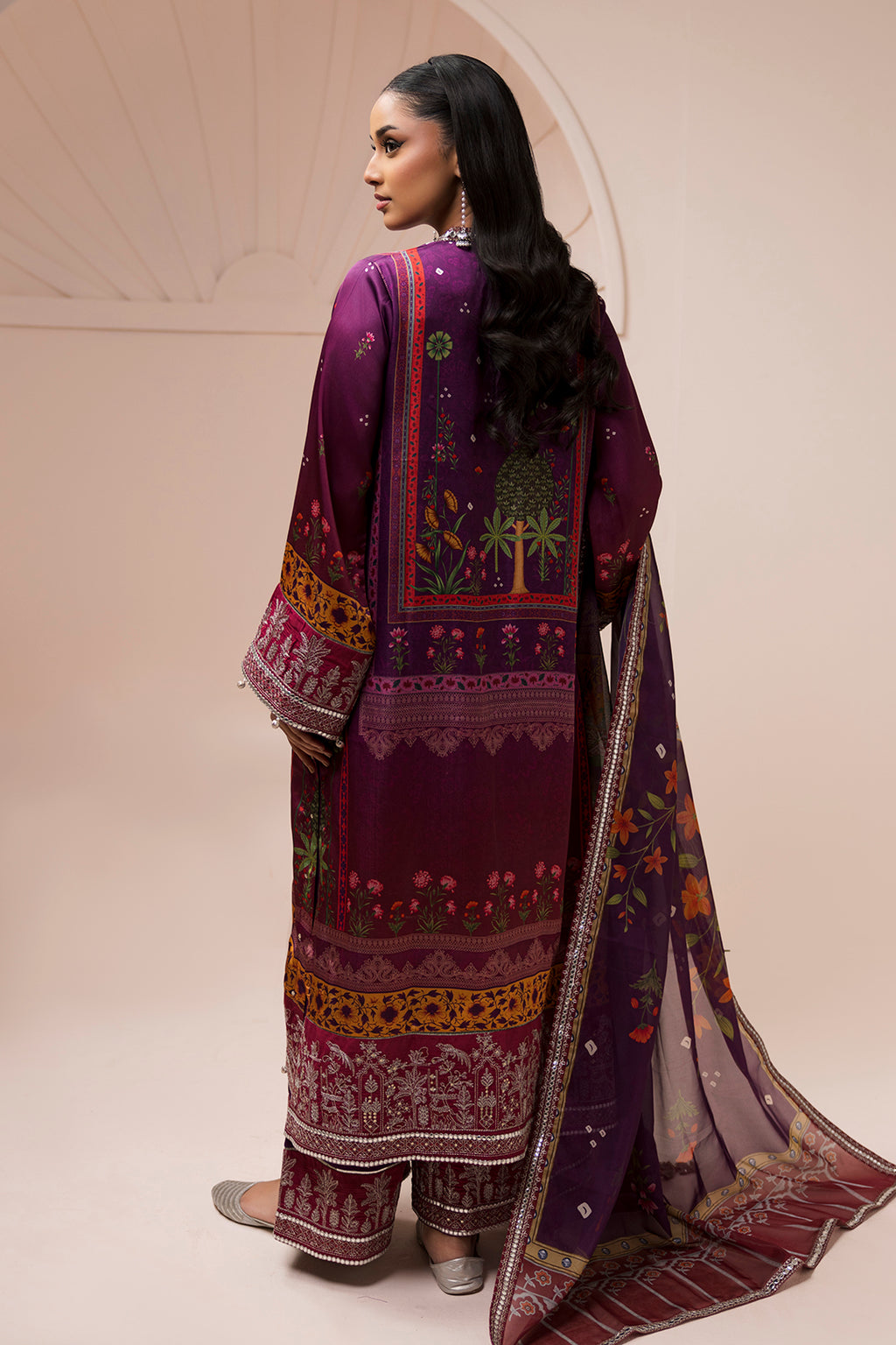 Embroidered Shirt Shalwar Dupatta - 1181