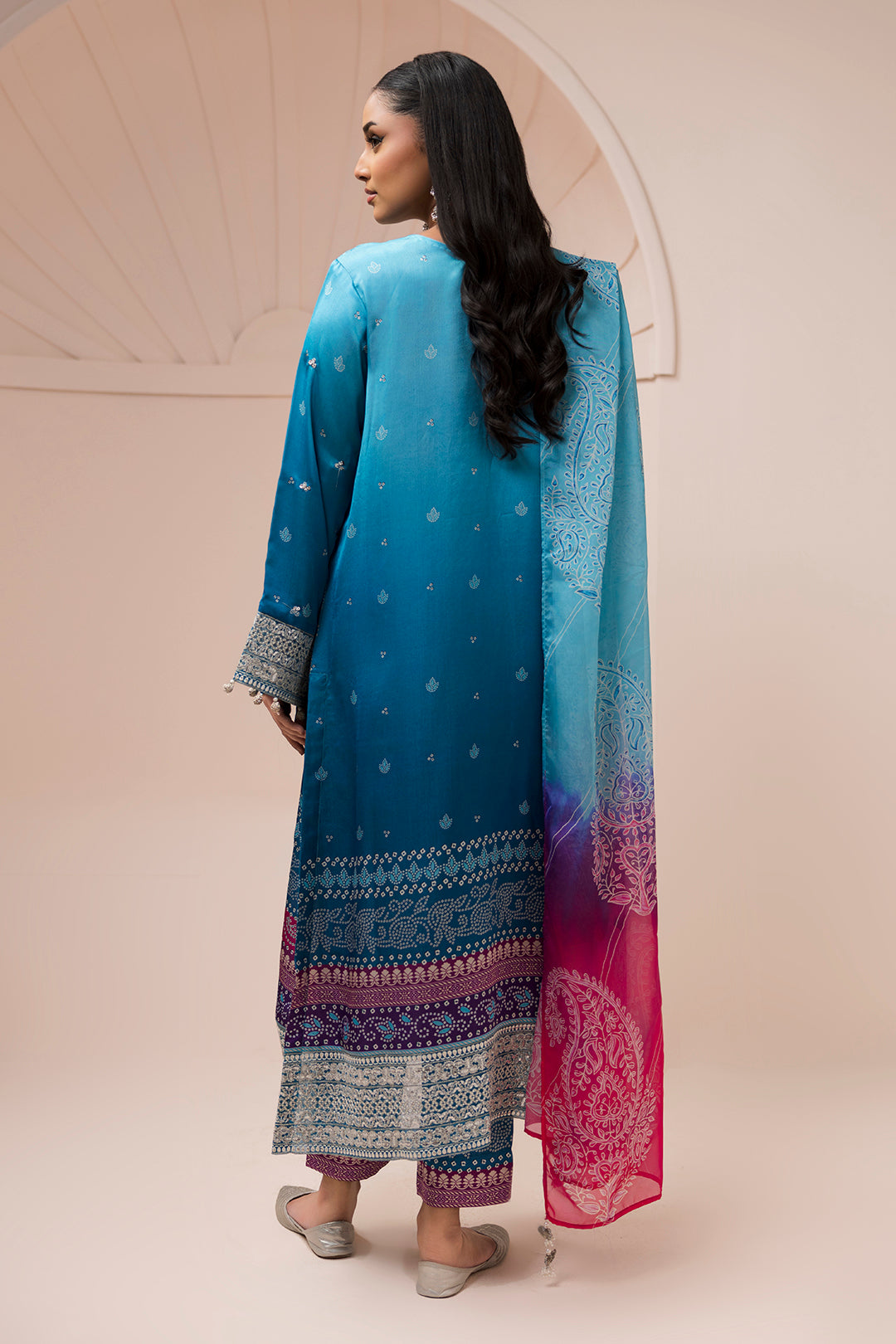 Embroidered Shirt Shalwar Dupatta - 1182