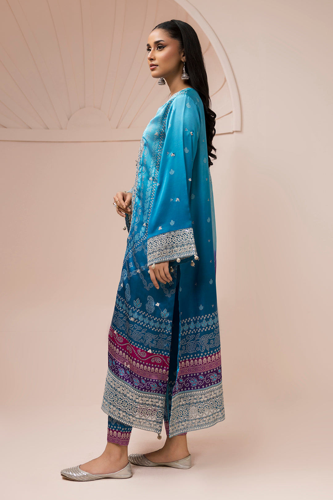 Embroidered Shirt Shalwar Dupatta - 1182