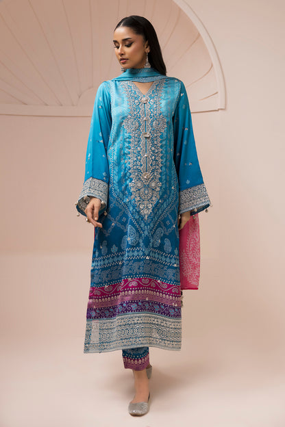 Embroidered Shirt Shalwar Dupatta - 1182