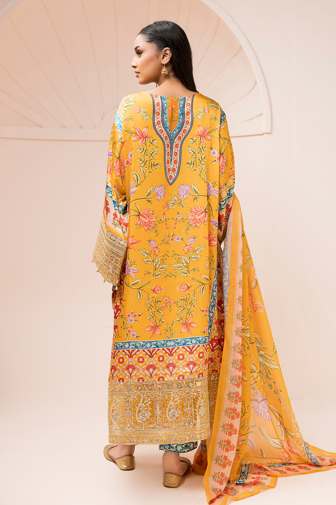 Embroidered Shirt Shalwar Dupatta - 1184