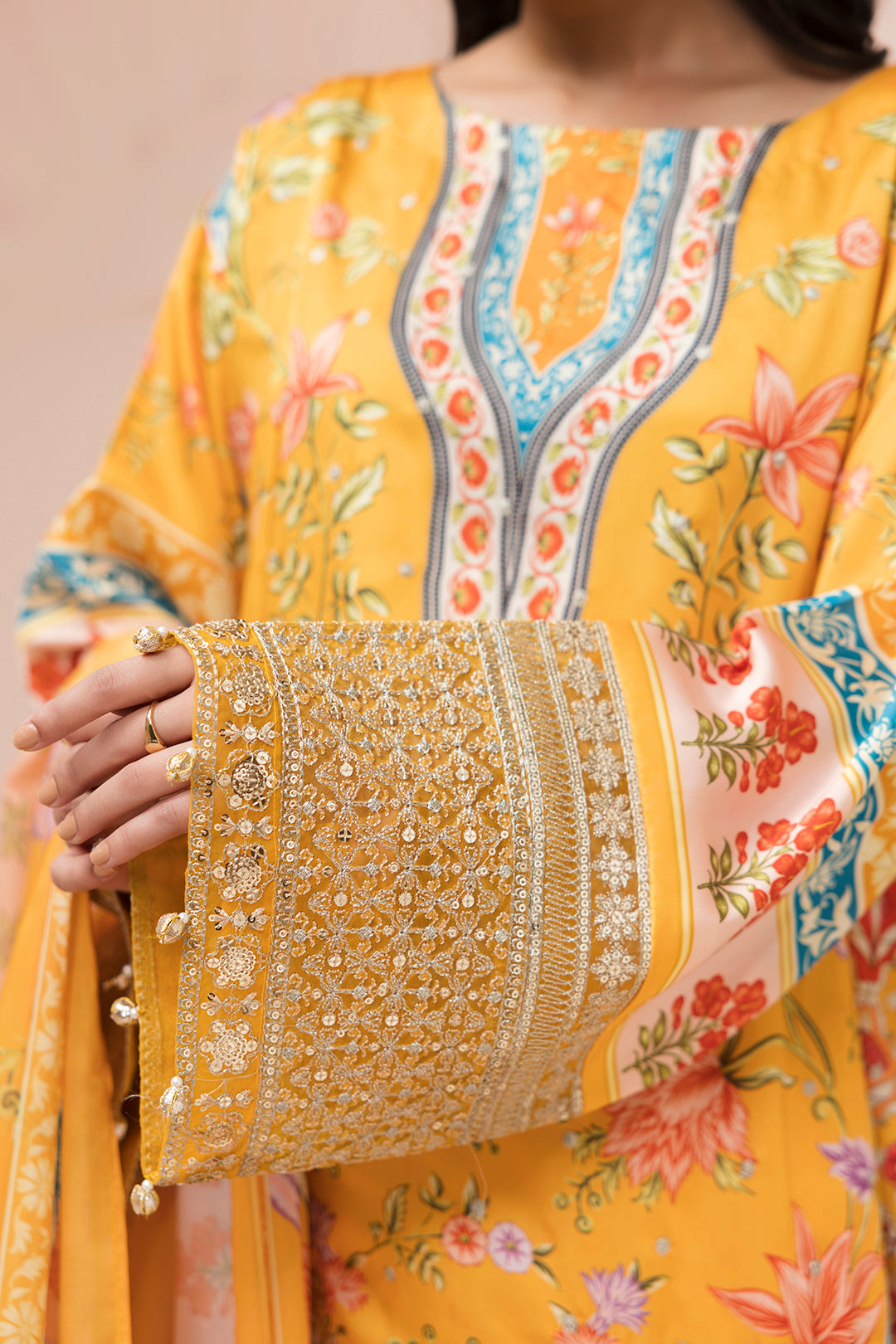 Embroidered Shirt Shalwar Dupatta - 1184