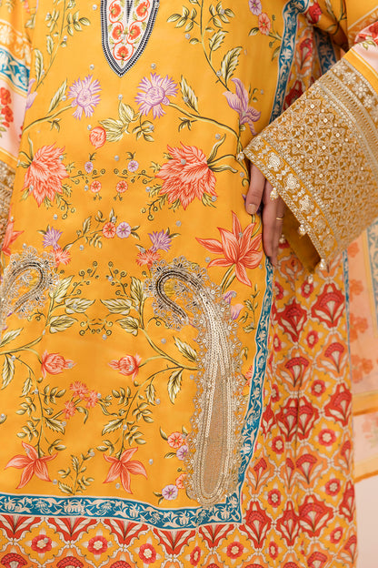 Embroidered Shirt Shalwar Dupatta - 1184