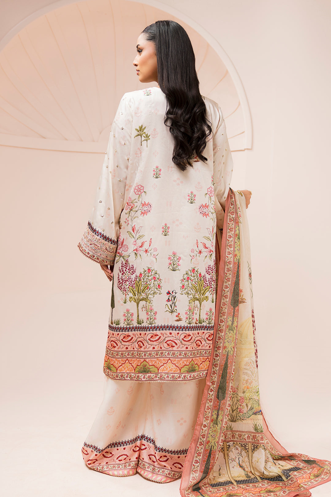 Embroidered Shirt Shalwar Dupatta - 1185