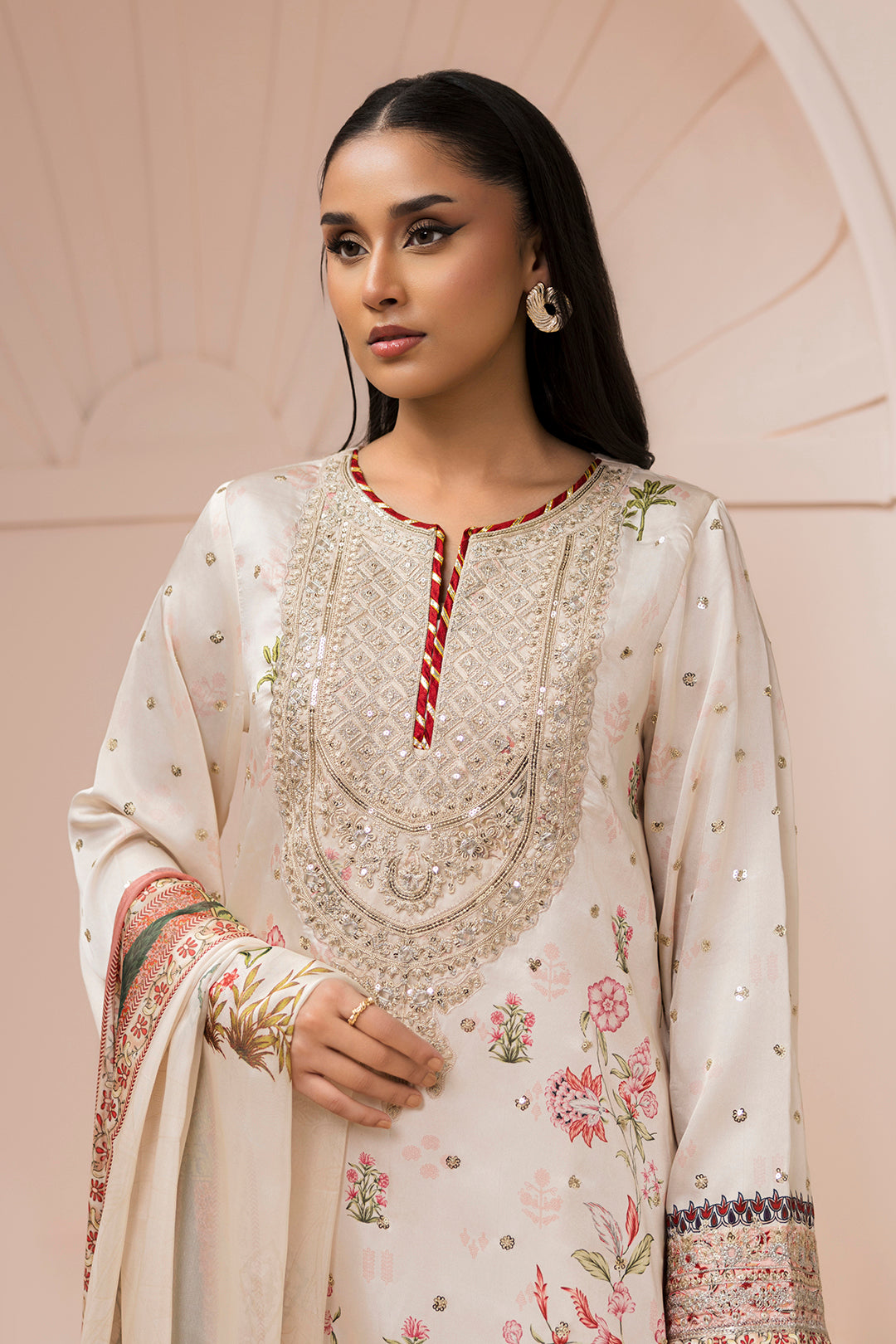 Embroidered Shirt Shalwar Dupatta - 1185