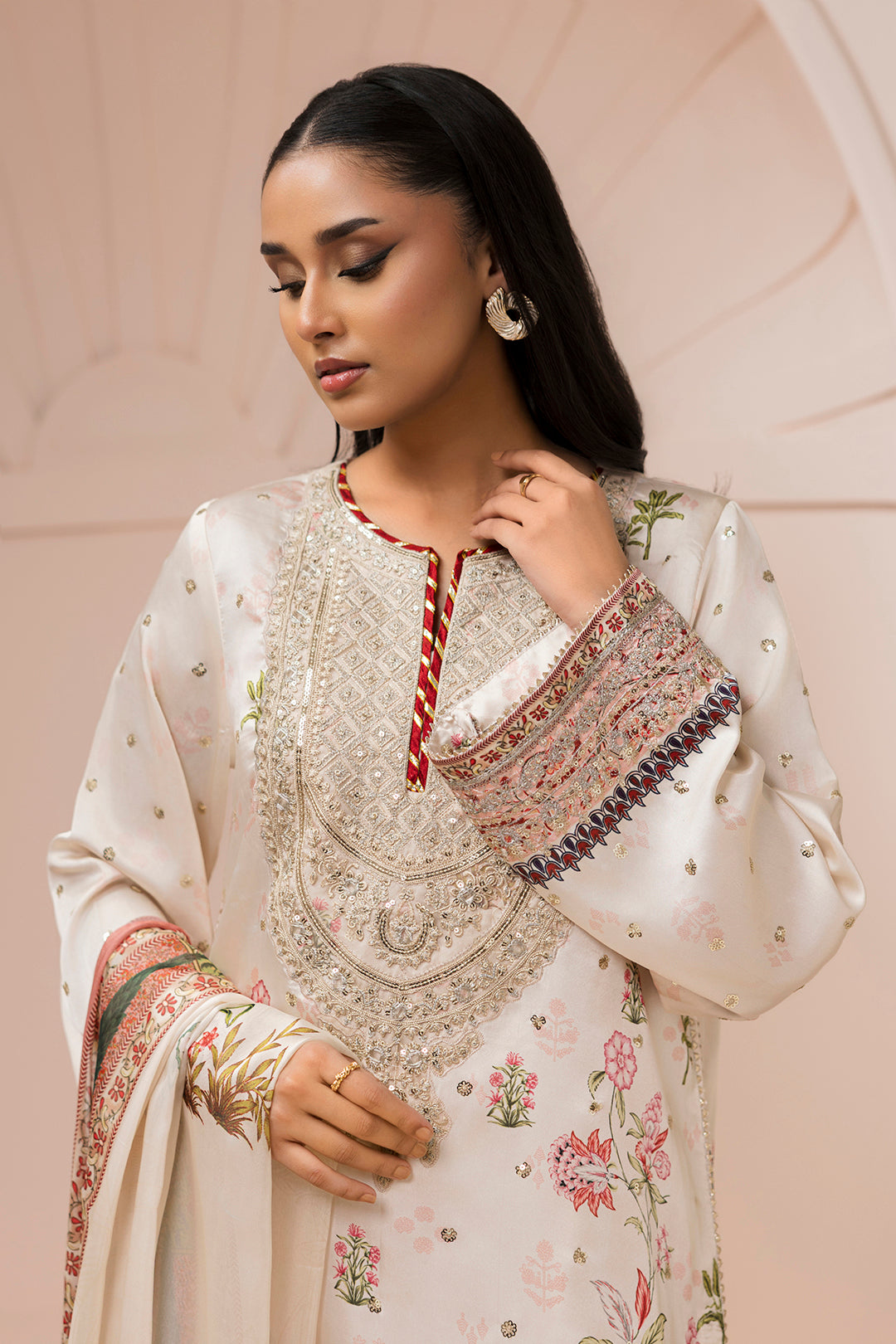 Embroidered Shirt Shalwar Dupatta - 1185
