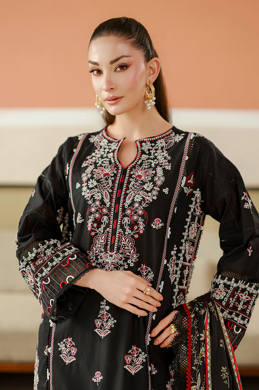 Embroidered Shirt Shalwar Dupatta - 4076