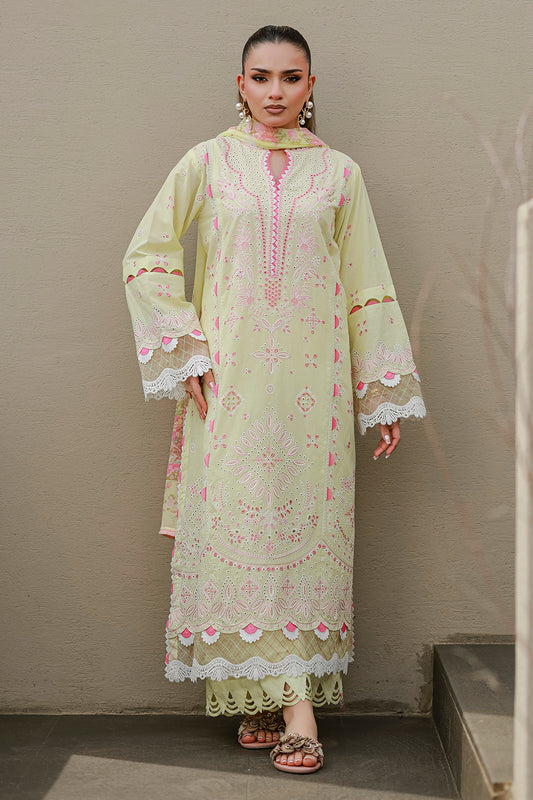 Embroidered Shirt Shalwar Dupatta - 4077