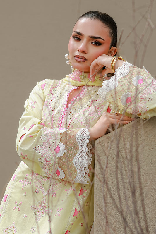 Embroidered Shirt Shalwar Dupatta - 4077