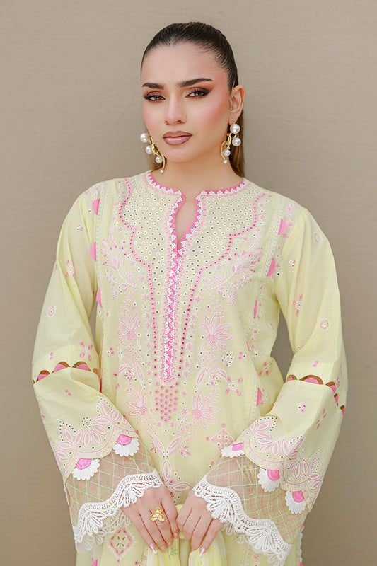 Embroidered Shirt Shalwar Dupatta - 4077