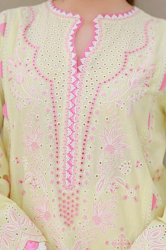 Embroidered Shirt Shalwar Dupatta - 4077