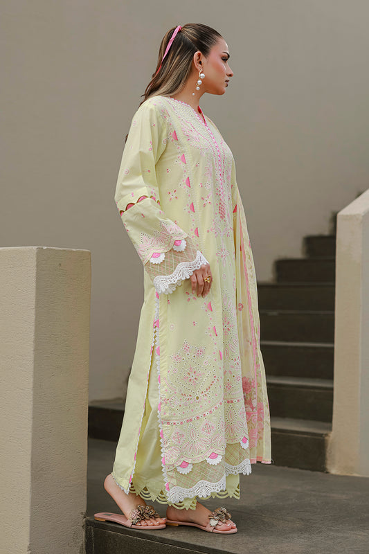 Embroidered Shirt Shalwar Dupatta - 4077