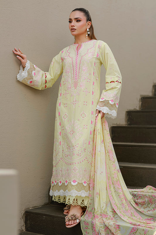 Embroidered Shirt Shalwar Dupatta - 4077