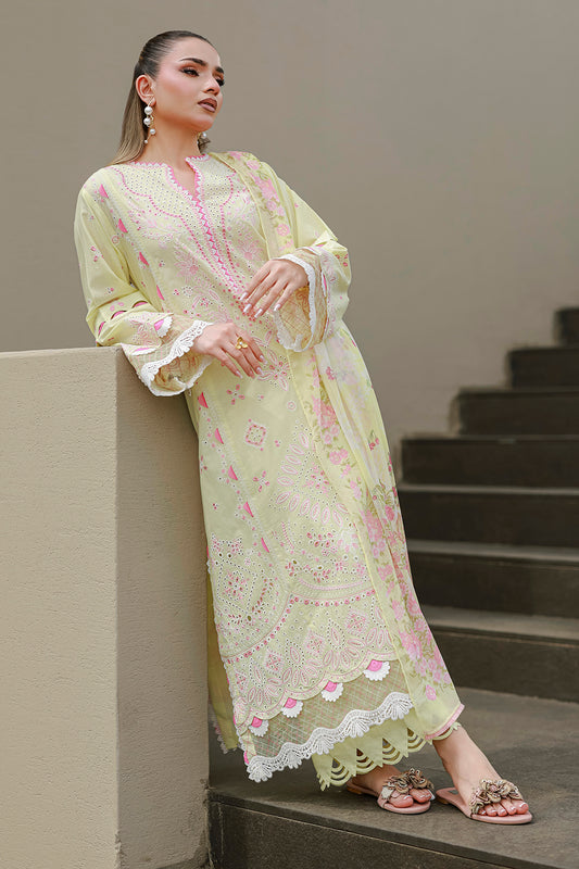 Embroidered Shirt Shalwar Dupatta - 4077