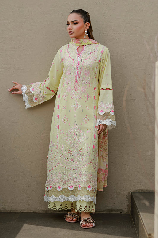 Embroidered Shirt Shalwar Dupatta - 4077