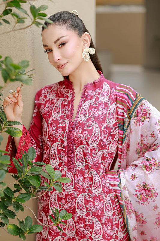Embroidered Shirt Shalwar Dupatta - 4078