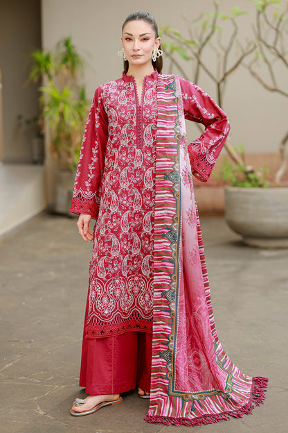 Embroidered Shirt Shalwar Dupatta - 4078