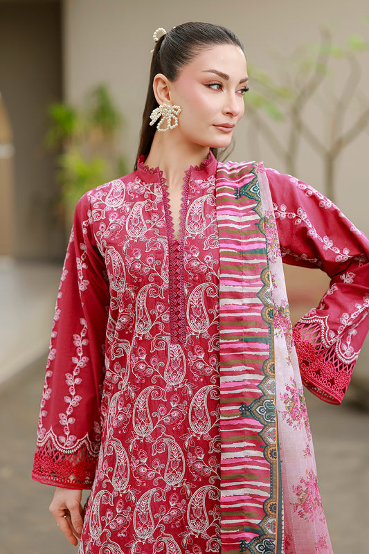 Embroidered Shirt Shalwar Dupatta - 4078