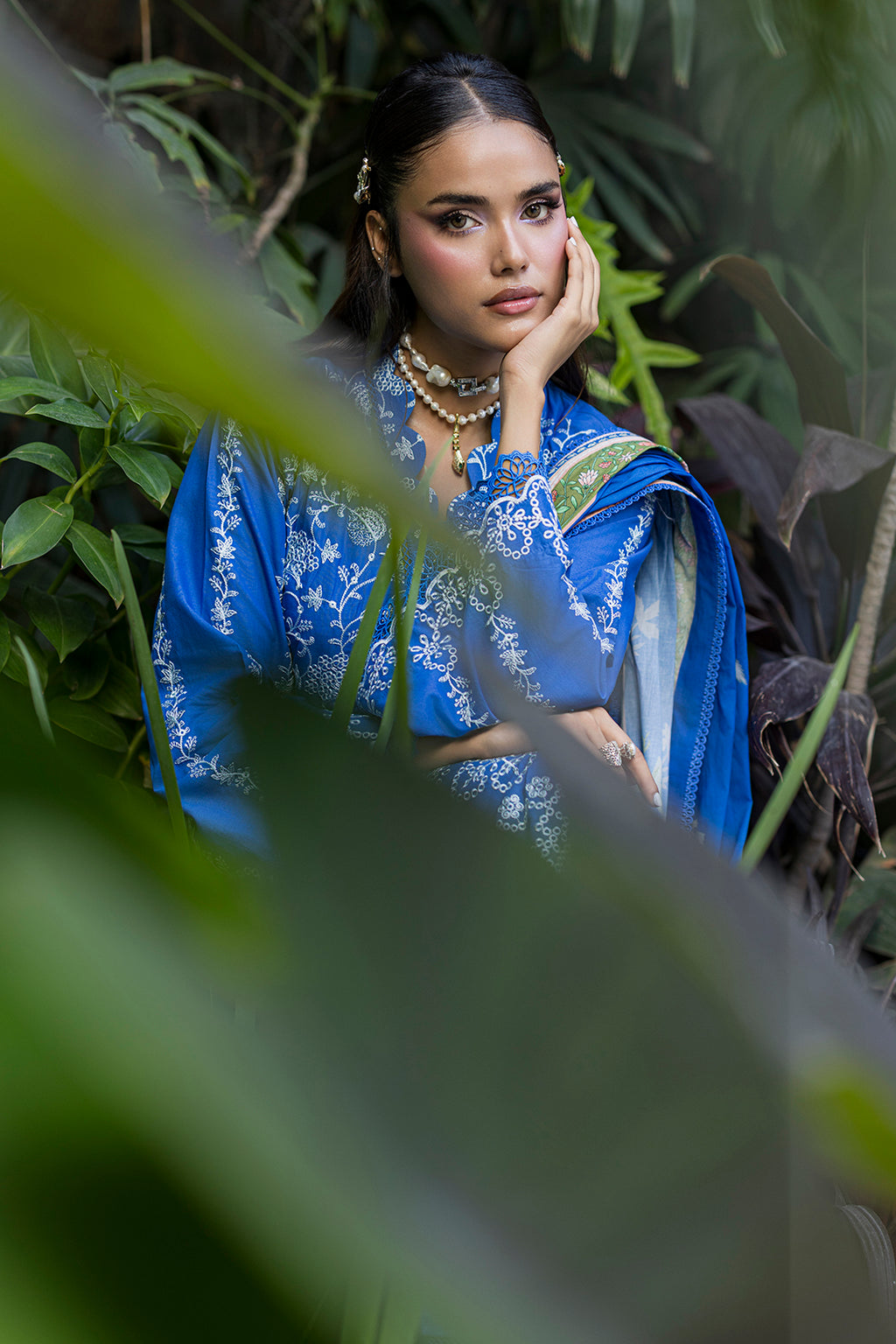 Embroidered Shirt Shalwar Dupatta - 4079