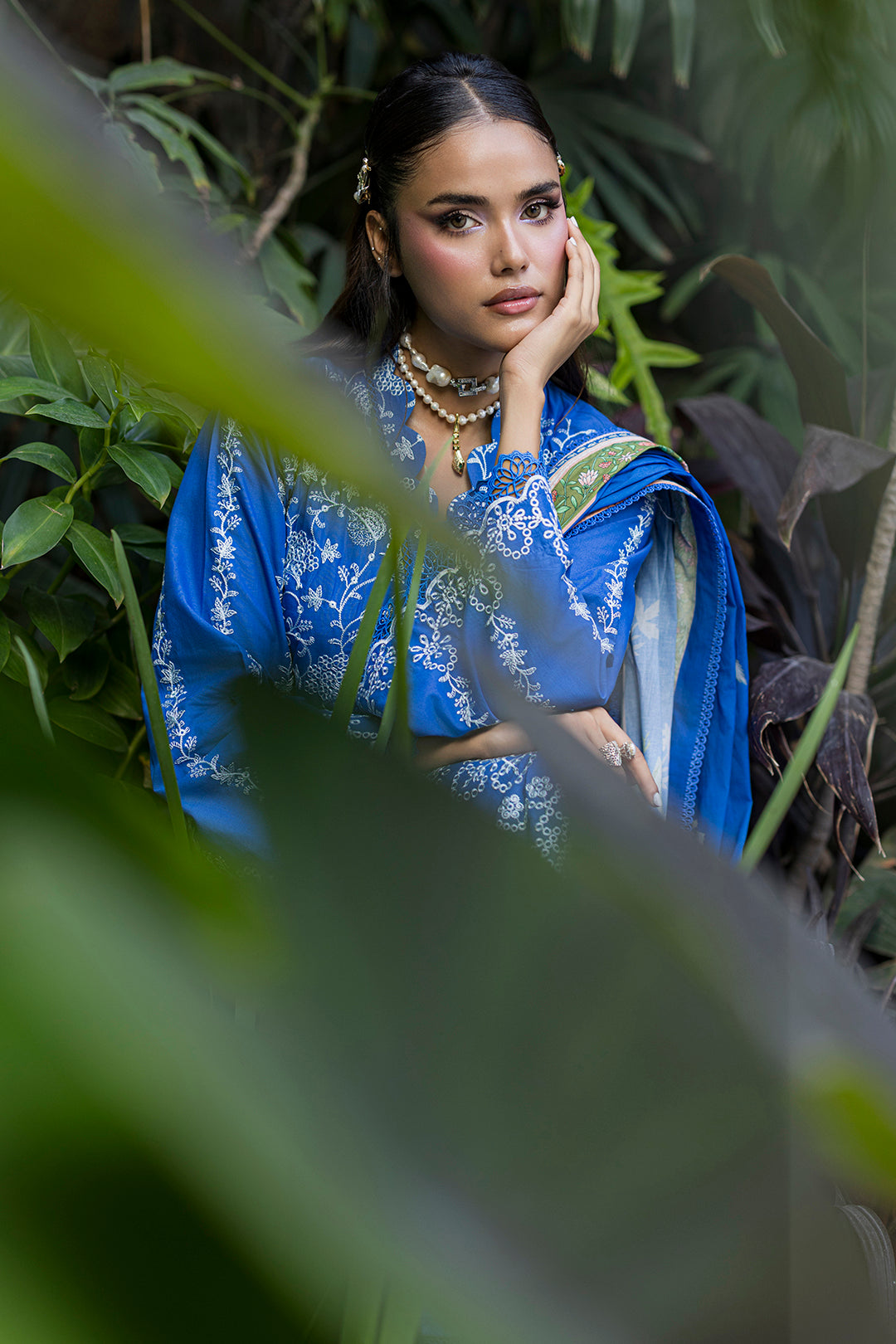 Embroidered Shirt Shalwar Dupatta - 4079