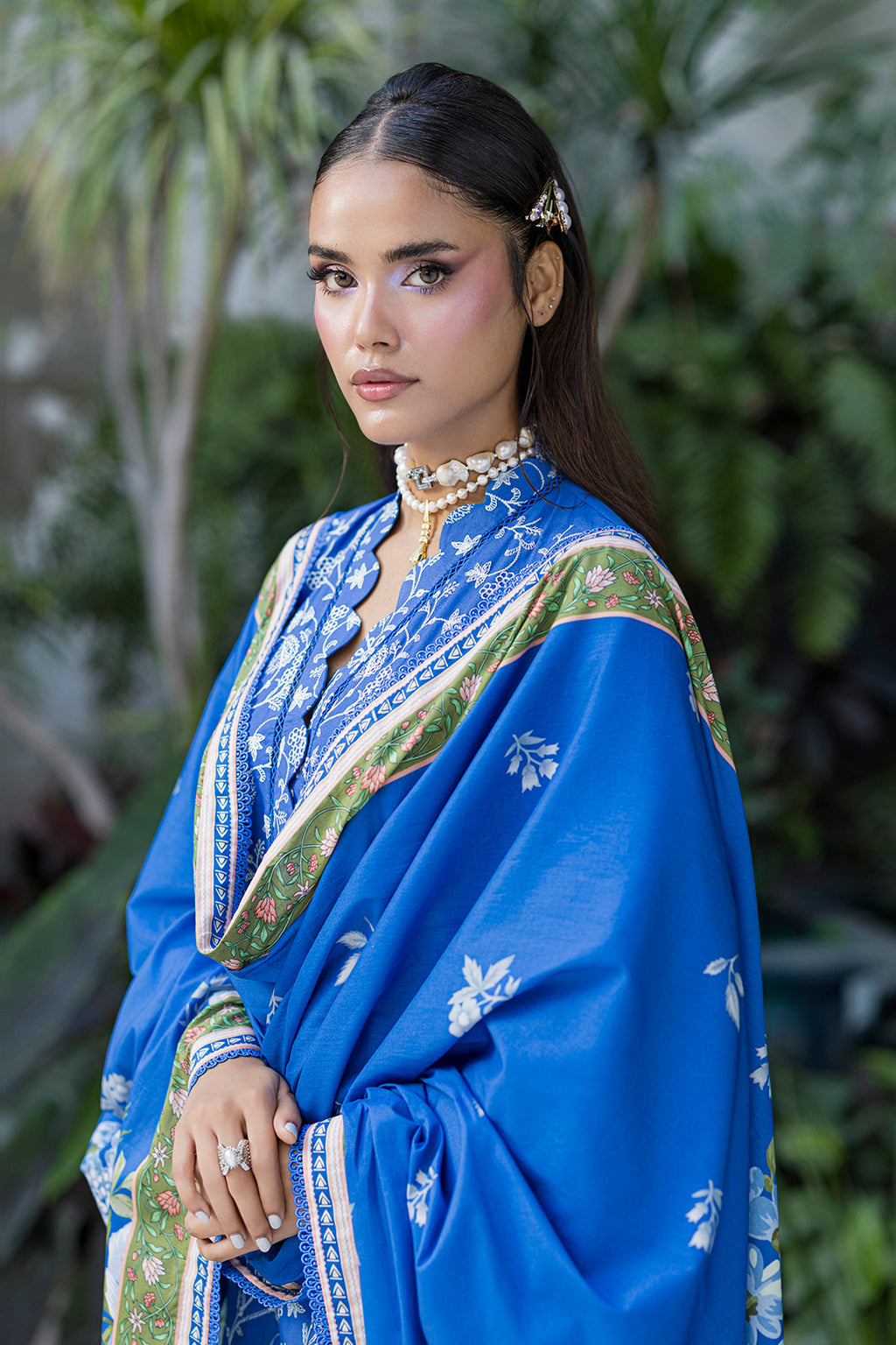 Embroidered Shirt Shalwar Dupatta - 4079