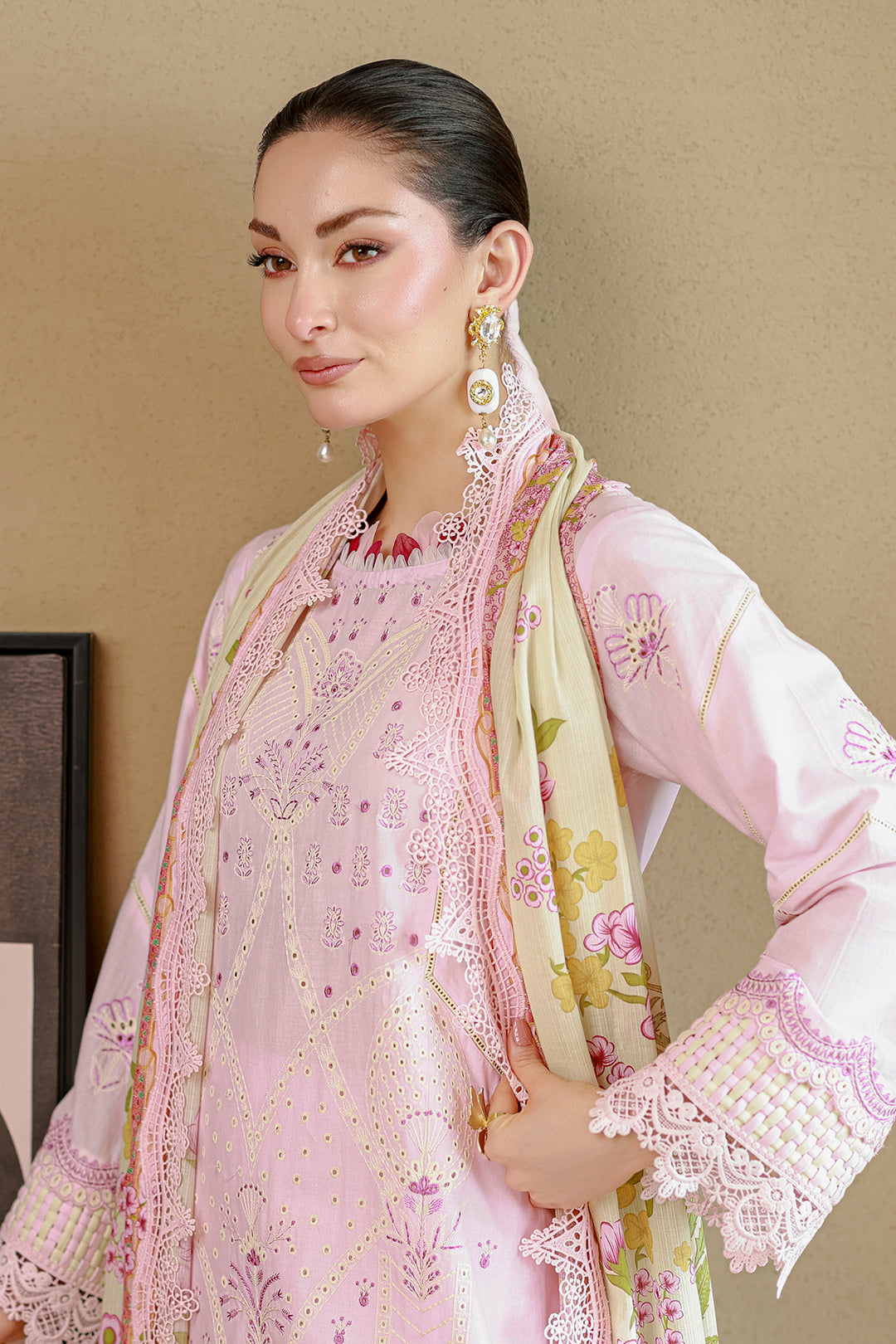 Embroidered Shirt Shalwar Dupatta - 4080