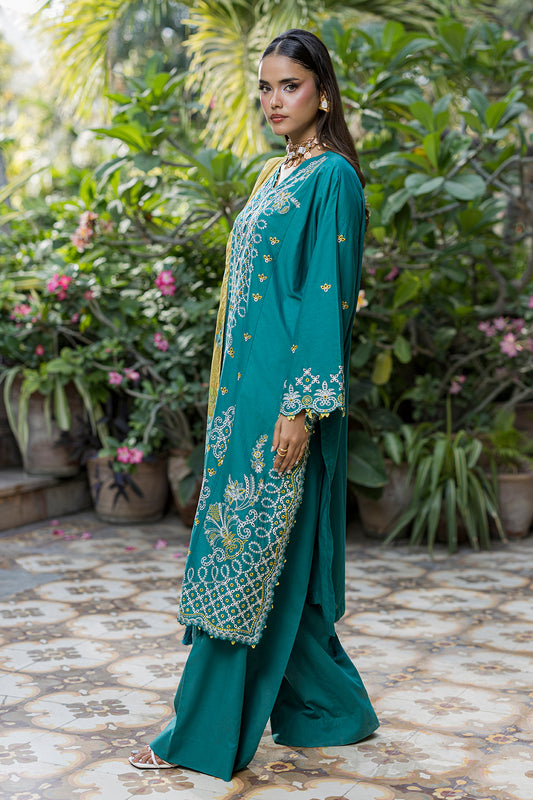 Embroidered Shirt Shalwar Dupatta - 4083