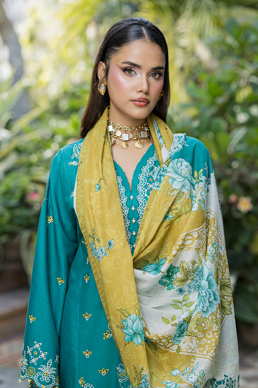 Embroidered Shirt Shalwar Dupatta - 4083