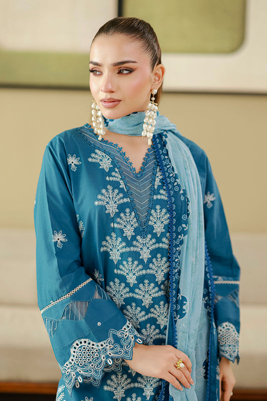 Embroidered Shirt Shalwar Dupatta - 4084