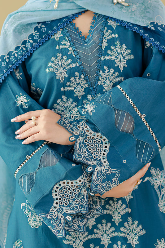 Embroidered Shirt Shalwar Dupatta - 4084