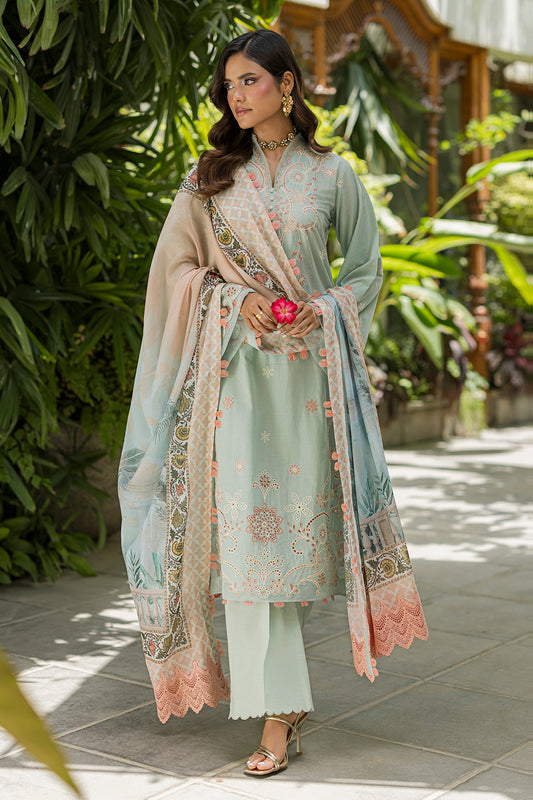 Embroidered Shirt Shalwar Dupatta - 4086