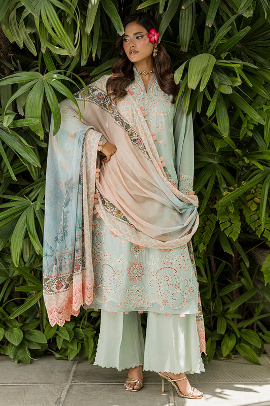Embroidered Shirt Shalwar Dupatta - 4086