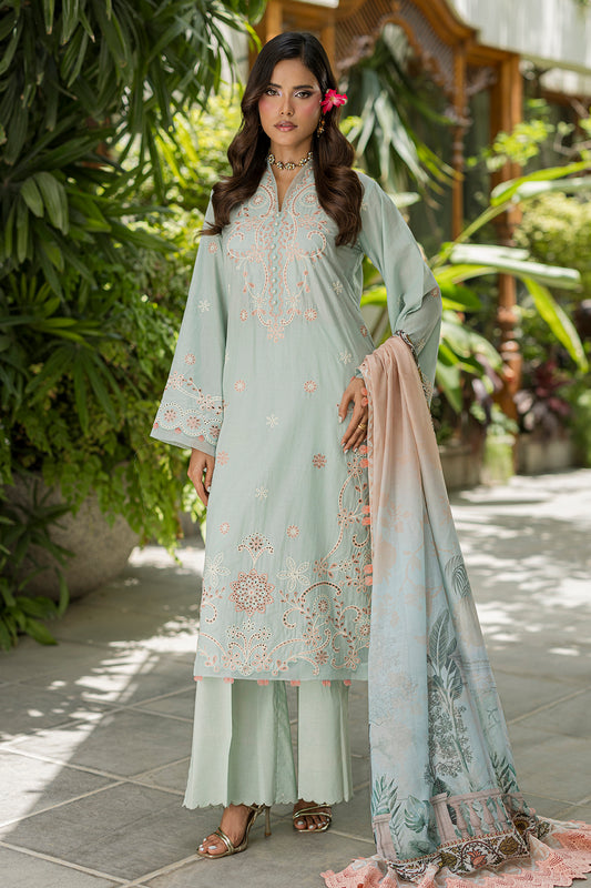 Embroidered Shirt Shalwar Dupatta - 4086
