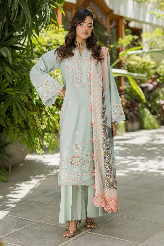 Embroidered Shirt Shalwar Dupatta - 4086