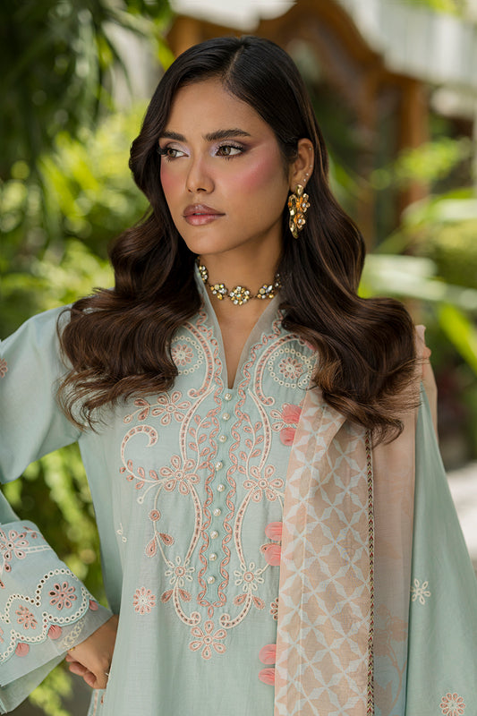 Embroidered Shirt Shalwar Dupatta - 4086