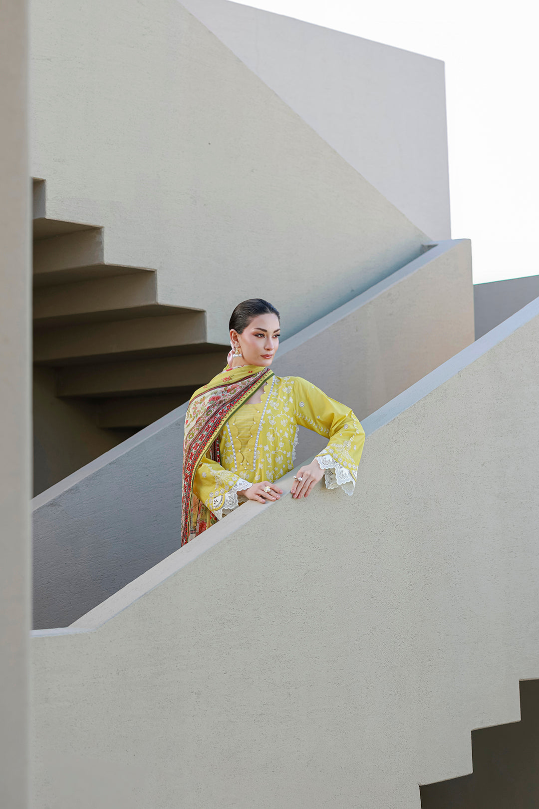 Embroidered Shirt Shalwar Dupatta - 4087