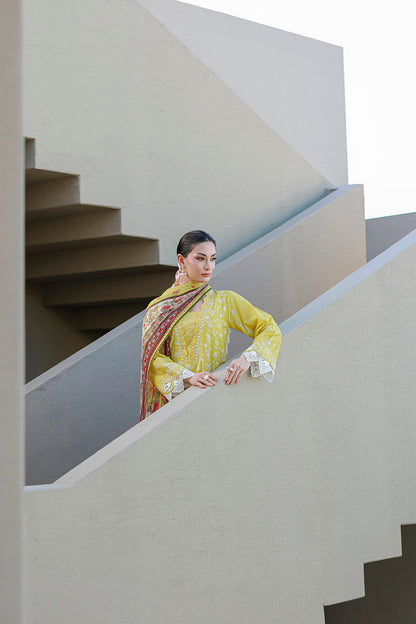 Embroidered Shirt Shalwar Dupatta - 4087