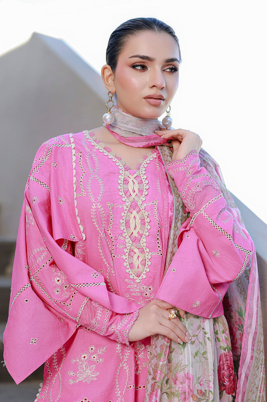 Embroidered Shirt Shalwar Dupatta - 4089