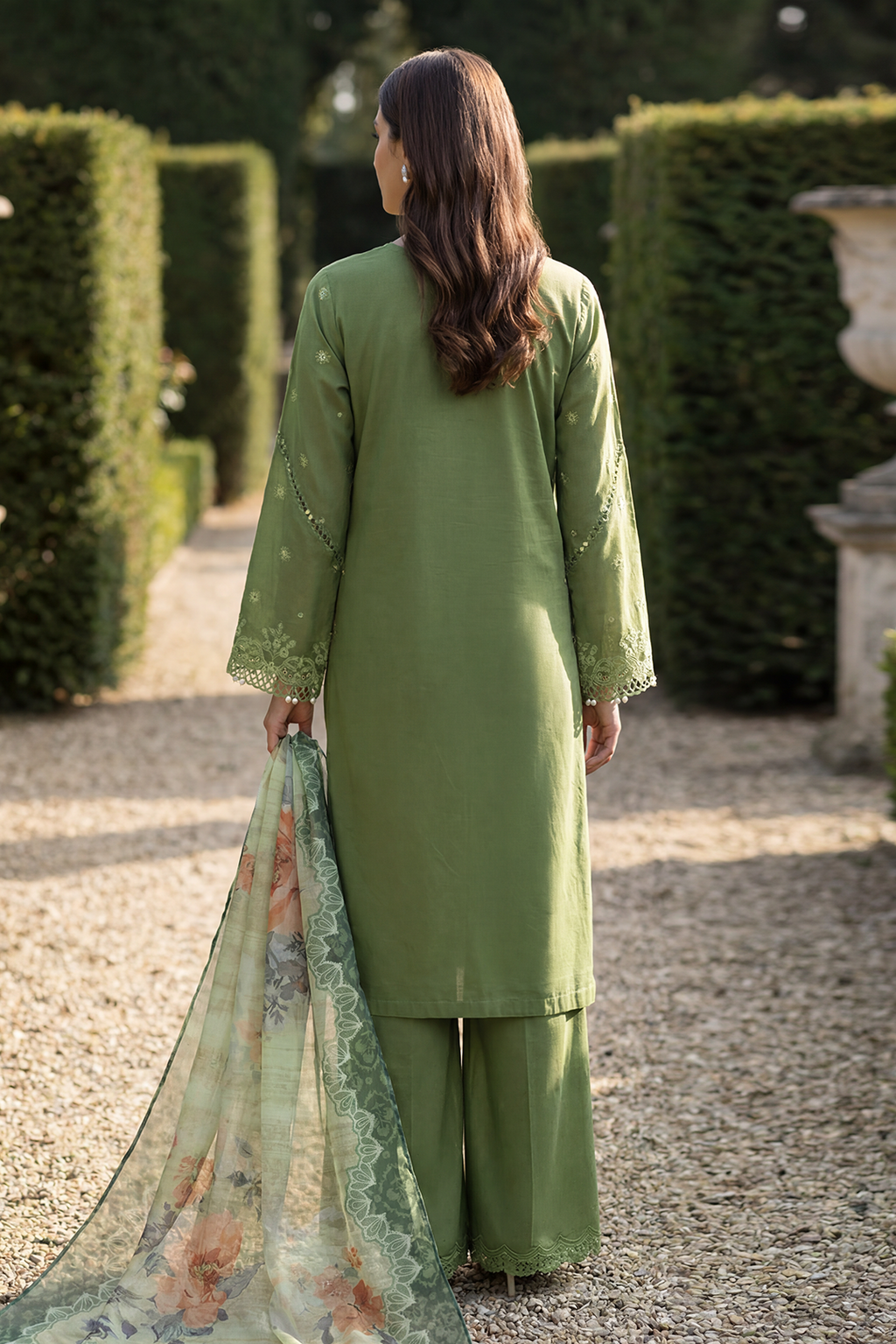 Embroidered Shirt Shalwar Dupatta - 4090